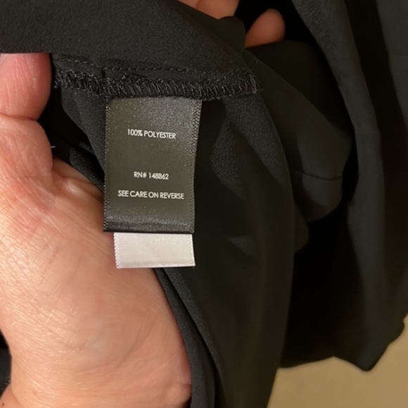 Black Torrid Georgette Blouse Size 0 - Picture 4 of 6